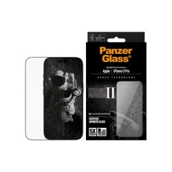 PanzerGlass Ceramic Protection II - Ochrana obrazovky pro mobilní telefon - ultraširoký strih s EasyAligner - sklo - barva rámu