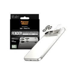 PanzerGlass FENDER - Chránic na objektiv pro mobilní telefon - stríbrná - pro Apple iPhone 17 Pro