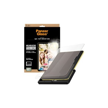 PanzerGlass - Ochrana obrazovky pro tablet - anti-reflexní armor, s nástrojem FASTFIT, ultra široké provedení - sklo - pro