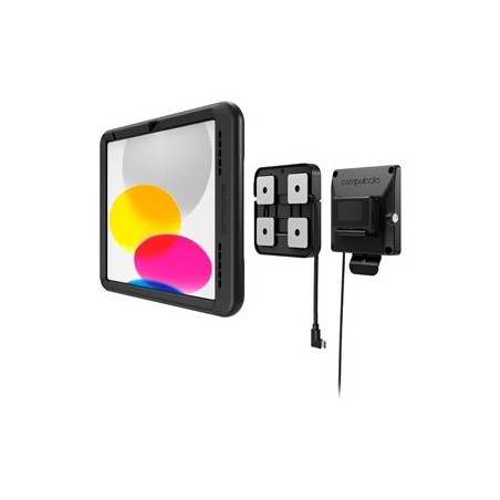 Compulocks iPad 10th-11th (A16) Gen PowerMove Black - Upevňovací komponent (kryt) - pro tablet - černá - velikost obrazovky: