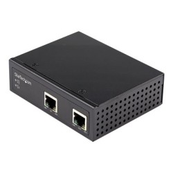 StarTech.com Industrial Single Port Gigabit PoE Extender, 60W 802.3bt PoE /PoE+/ PoE++, 100m/330ft, Power Over Ethernet Network