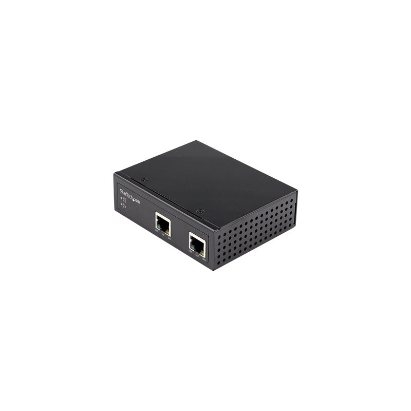 StarTech.com Industrial Single Port Gigabit PoE Extender, 60W 802.3bt PoE /PoE+/ PoE++, 100m/330ft, Power Over Ethernet Network