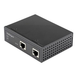 StarTech.com Industrial Gigabit PoE Injector, High Speed/High Power 90W, 802.3bt PoE++ 48V-56VDC DIN Rail UPoE/Ultra Power Over