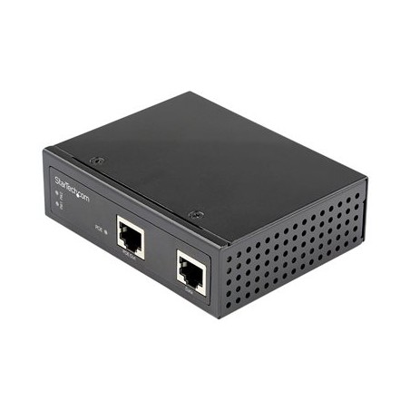 StarTech.com Industrial Gigabit PoE Injector, High Speed/High Power 90W, 802.3bt PoE++ 48V-56VDC DIN Rail UPoE/Ultra Power Over