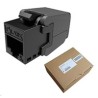 Solarix MULTIPACK 24 ks - keystone CAT5E UTP RJ45 černý samořezný