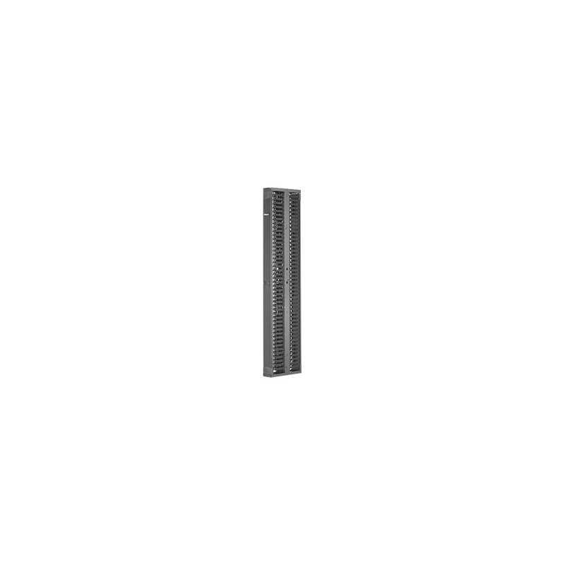 Panduit PatchRunner 2 Dual Sided Manager - Stojanový panel pro uspořádání kabelů (vertikální) - černá - 45U PR2VD06