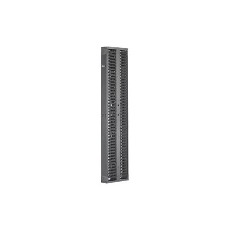 Panduit PatchRunner 2 Dual Sided Manager - Stojanový panel pro uspořádání kabelů (vertikální) - černá - 45U PR2VD06