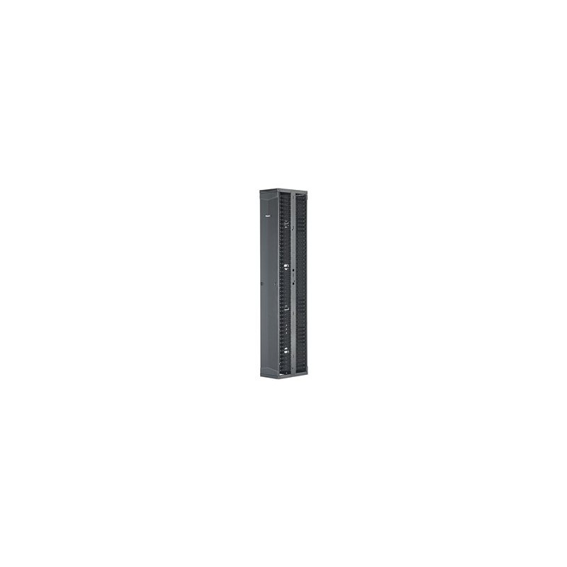 Panduit PatchRunner 2 Dual Sided Manager - Stojanový panel pro uspořádání kabelů (vertikální) - černá - 45U PR2VD10