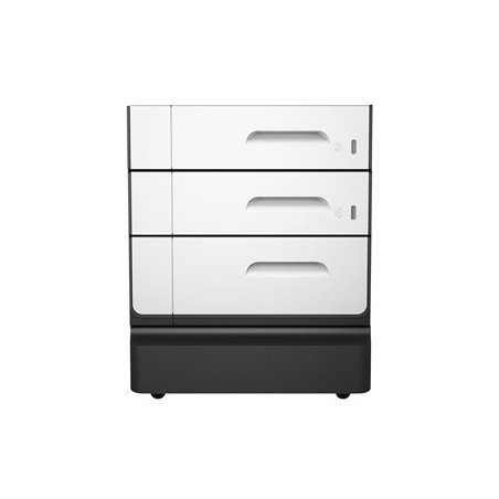 HP Paper Tray and Stand - Zásobník médií - 1000 listy v 2 zásobník(y) - pro PageWide MFP 377 PageWide Managed MFP P57750