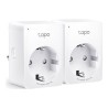 Tapo P110 V1.2 - Inteligentní zásuvka - s energetickým monitorem - bezdrátový - 802.11b/g/n - 2.4 Ghz (balení 2) P110(2PACK)(EU)