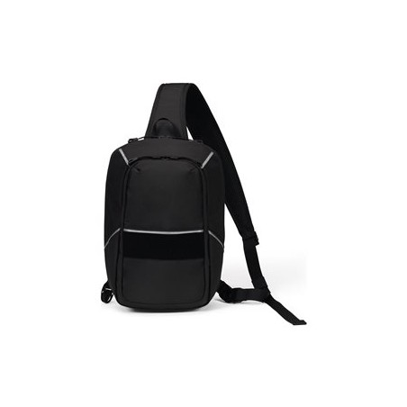 DICOTA Reflective - Závěsné pouzdro pro tablet - 600D RPET - černá - až 12,9"