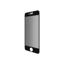 PanzerGlass Black & Case Friendly Privacy - Ochrana obrazovky pro mobilní telefon - sklo - s bezpecnostním filtrem - cerná