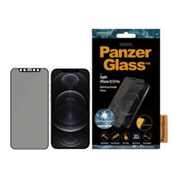 PanzerGlass Original - Ochrana obrazovky pro mobilní telefon - sklo - s bezpecnostním filtrem - 6.1" - cerná - pro Apple iPhone