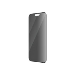 PanzerGlass - Ochrana obrazovky pro mobilní telefon - ultra široký tvar - sklo - s bezpecnostním filtrem - barva rámu cerná