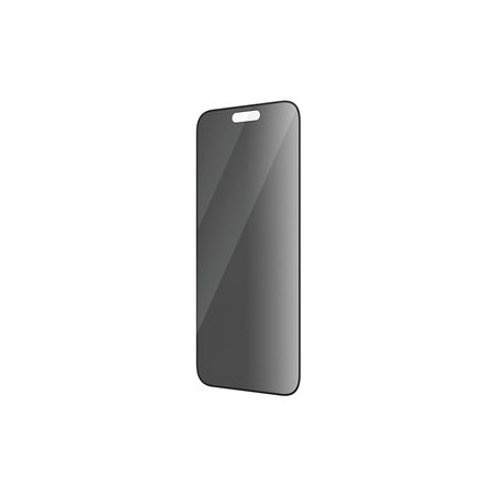 PanzerGlass - Ochrana obrazovky pro mobilní telefon - ultra široký tvar - sklo - s bezpecnostním filtrem - barva rámu cerná