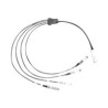 Cisco Direct-Attach Breakout Cable - Síťový kabel - QSFP+ (M) do SFP+ (M) - 5 m - SFF-8431/SFF-8436/SFF-8461 - pasivní - šedá