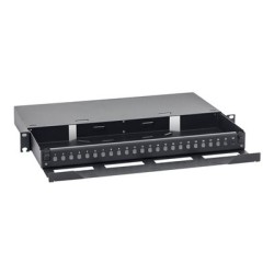 Triton RAB-FO-X75-A1 - Propojovací panel - prední - 1U - 19" - 24 porty