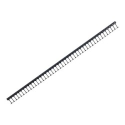Triton RAB-VP-H45-Y1 - Stojanový panel pro usporádání kabelu - RAL 9005 - 45U