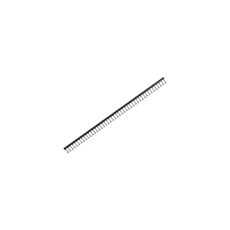 Triton RAB-VP-H45-Y1 - Stojanový panel pro usporádání kabelu - RAL 9005 - 45U