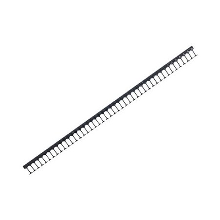 Triton RAB-VP-H45-Y1 - Stojanový panel pro usporádání kabelu - RAL 9005 - 45U