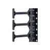 Triton RAB-VP-H47-Y1 - Stojanový panel pro usporádání kabelu - cerná, RAL 9005 - 47U