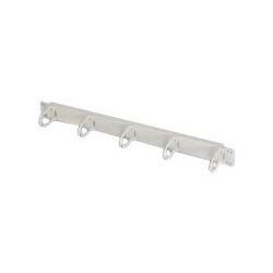 Triton - Príslušenství pro organizaci kabelu k regálu (horizontální) - RAL 7035 - 1U - 19"