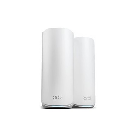 NETGEAR Orbi 870 Series RBE872 - Systém WiFi - (router, extender) - až 6000 čtverečních stop - mesh 10GbE, 2.5GbE, Wi-Fi 7