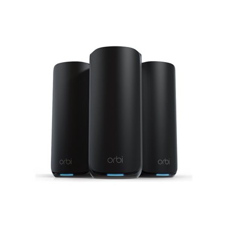 NETGEAR Orbi 870 Series RBE873 - Systém WiFi - (router, 2 extendery) - až 9000 čtverečních stop - mesh 10GbE, 2.5… RBE873B100EUS