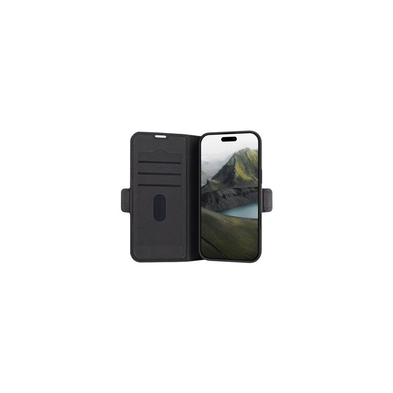 dbramante1928 Bergen Pro - Pouzdro s klopou pro mobilní telefon - bulk - plast - černá - pro Apple iPhone 16 Plus