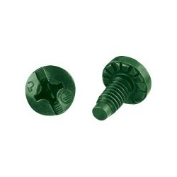 Panduit StructuredGround Bonding Screws - Grounding bolt - zelená (balení 100)