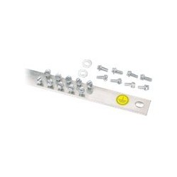 Panduit Grounding Busbar Kit - Rack bus bar - 19"
