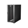 StarTech.com 25U Server Rack Cabinet, 4 Post Adjustable Depth 7" to 35" Locking Vented Mobile/Rolling Network/Data/IT Equipment