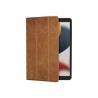 dbramante1928 Risskov - Pouzdro s klopou pro tablet - tri-fold - kůže full-grain - bronz - 10.2" - pro Apple 10.2-inch iPad