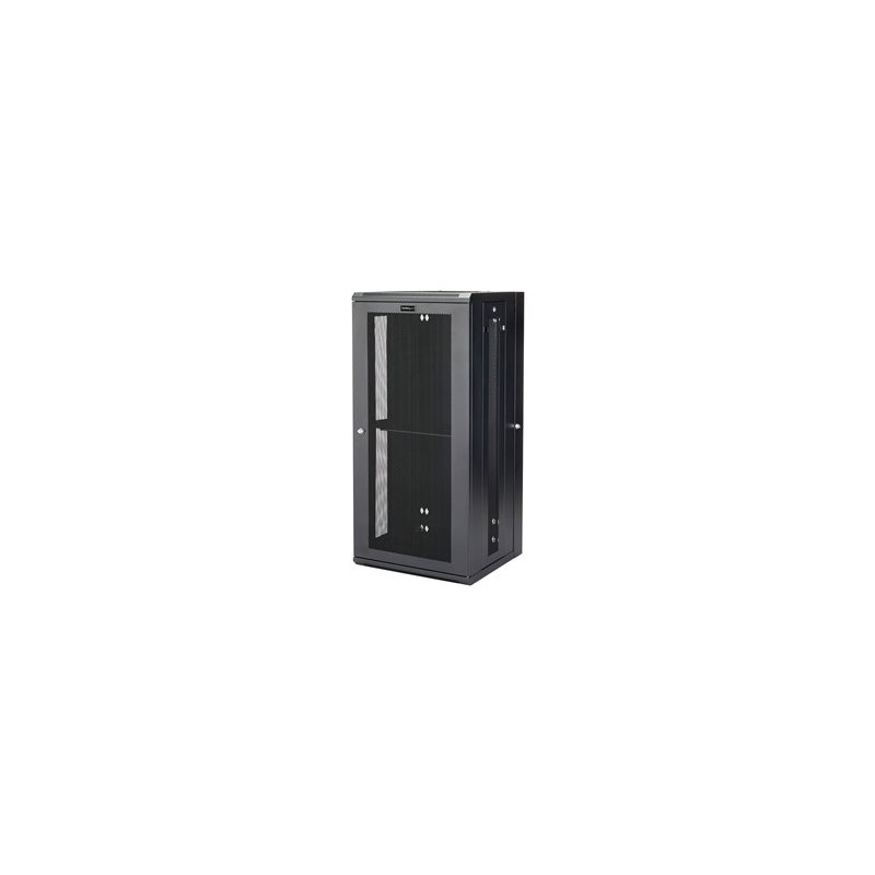 StarTech.com 26U 19" Wall Mount Network Cabinet, 16" Deep Hinged Locking IT Network Switch Depth Enclosure, Assembled Vented