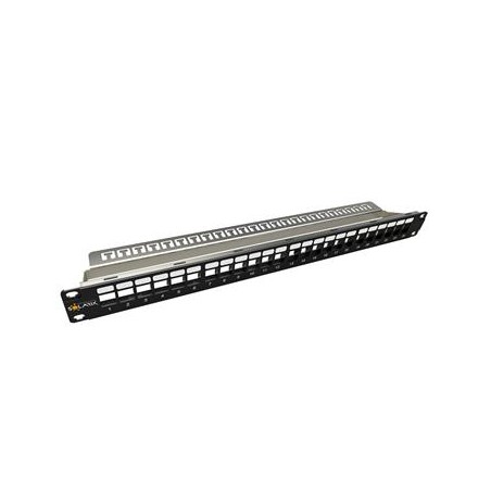 Solarix Modulární neosazený patch panel Solarix 24 portů 1U