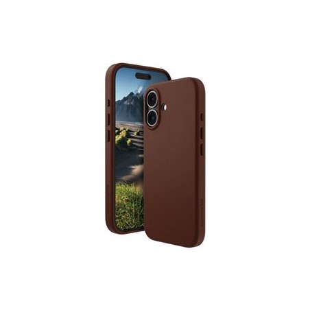 dbramante1928 Roskilde - Zadní kryt pro mobilní telefon - kompatibilita s MagSafe - kůže full-grain - dark tan - pro Apple