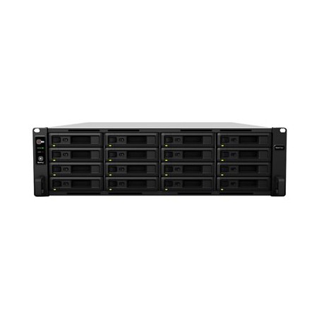 Synology RackStation RS4017XS+ - Server NAS - 16 zásuvky - k upevnění na regál - SATA 6Gb/s - RAID 0, 1, 5, 6, 10, JBOD - RAM 8
