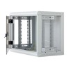 TRITON 19" jednodílný rozvaděč 6U/400mm, odnímatelné boční kryty - černý