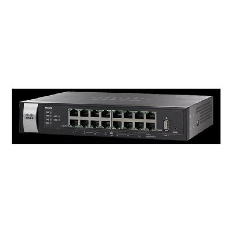 Cisco Small Business RV325 - Směrovač - 14-portový switch - 1GbE - porty WAN: 2 - repasovaný
