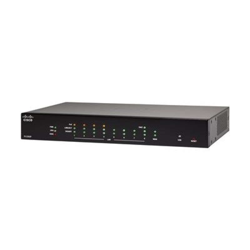 Cisco Small Business RV260P - Směrovač 8portový switch - Lze montovat do rozvaděče - repasováno