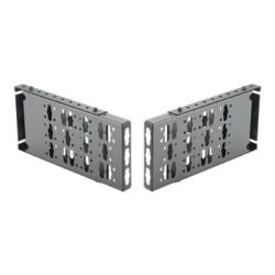 Panduit - Outlet mounting bracket - černá