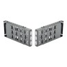Panduit - Outlet mounting bracket - černá