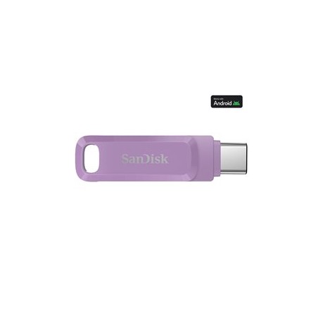 SanDisk Ultra Dual Drive Go - Jednotka USB flash - 2 TB - USB 3.2 Gen 1 / USB-C - levandulová