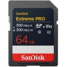 SanDisk Extreme Pro - Paměťová karta flash - 64 GB - Video Class V90 / UHS-II U3 / Class10 - SDXC UHS-II