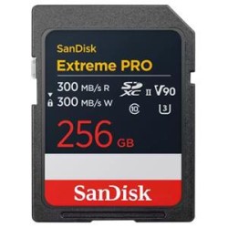 SanDisk Extreme Pro - Paměťová karta flash - 256 GB - Video Class V90 / UHS-II U3 / Class10 - SDXC UHS-II