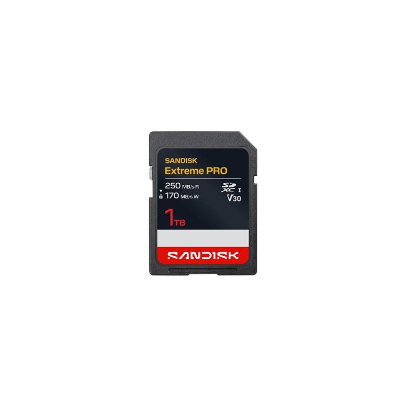 Extreme Pro SD UHS-I 1TB SD 250MB/s