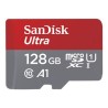 SanDisk Ultra - Paměťová karta flash (adaptér microSDXC na SD zahrnuto) - 128 GB - A1 / UHS-I U1 / Class10 - microSDXC UHS-I