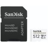 SanDisk High Endurance - Paměťová karta flash (adaptér microSDXC na SD zahrnuto) - 512 GB - Video Class V30 / UHS-I U3 /