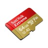 SanDisk Extreme - Paměťová karta flash (adaptér microSDXC na SD zahrnuto) - 64 GB - A2 / Video Class V30 / UHS-I U3 / Class10