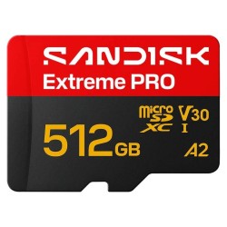 Extreme Pro MicroSD UHS-I 512GB 250MB/s